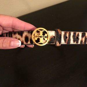 Tory Burch calf hair belt